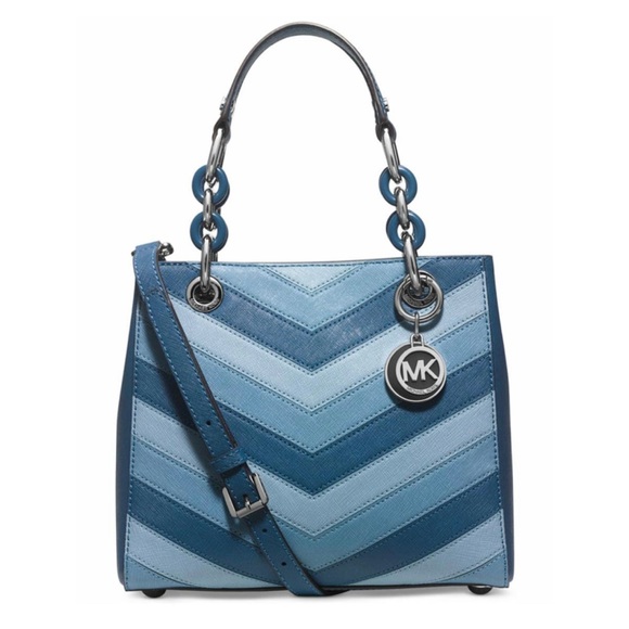 NWT Michael Kors Cynthia Satchel MSRP $348 - Picture 1 of 10